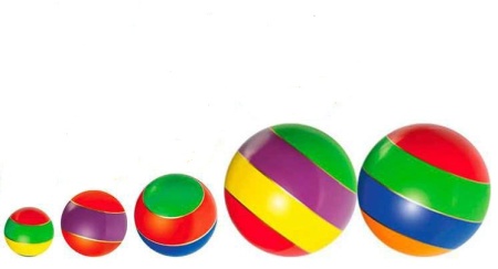 Купить Мячи резиновые (комплект из 5 мячей различного диаметра) в Нурлате 