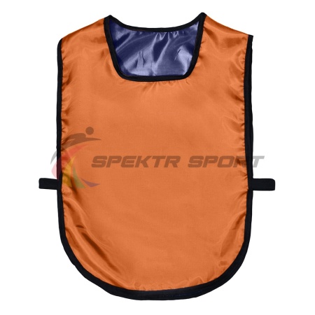 Купить Манишка футбольная двусторонняя универсальная Spektr Sport оранжево-синяя в Нурлате 